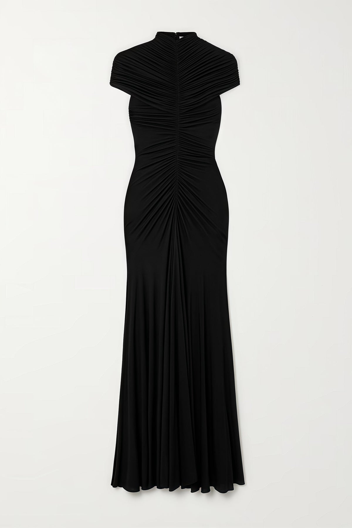Corake Black Mesh Pleated Maxi Dress - View 3