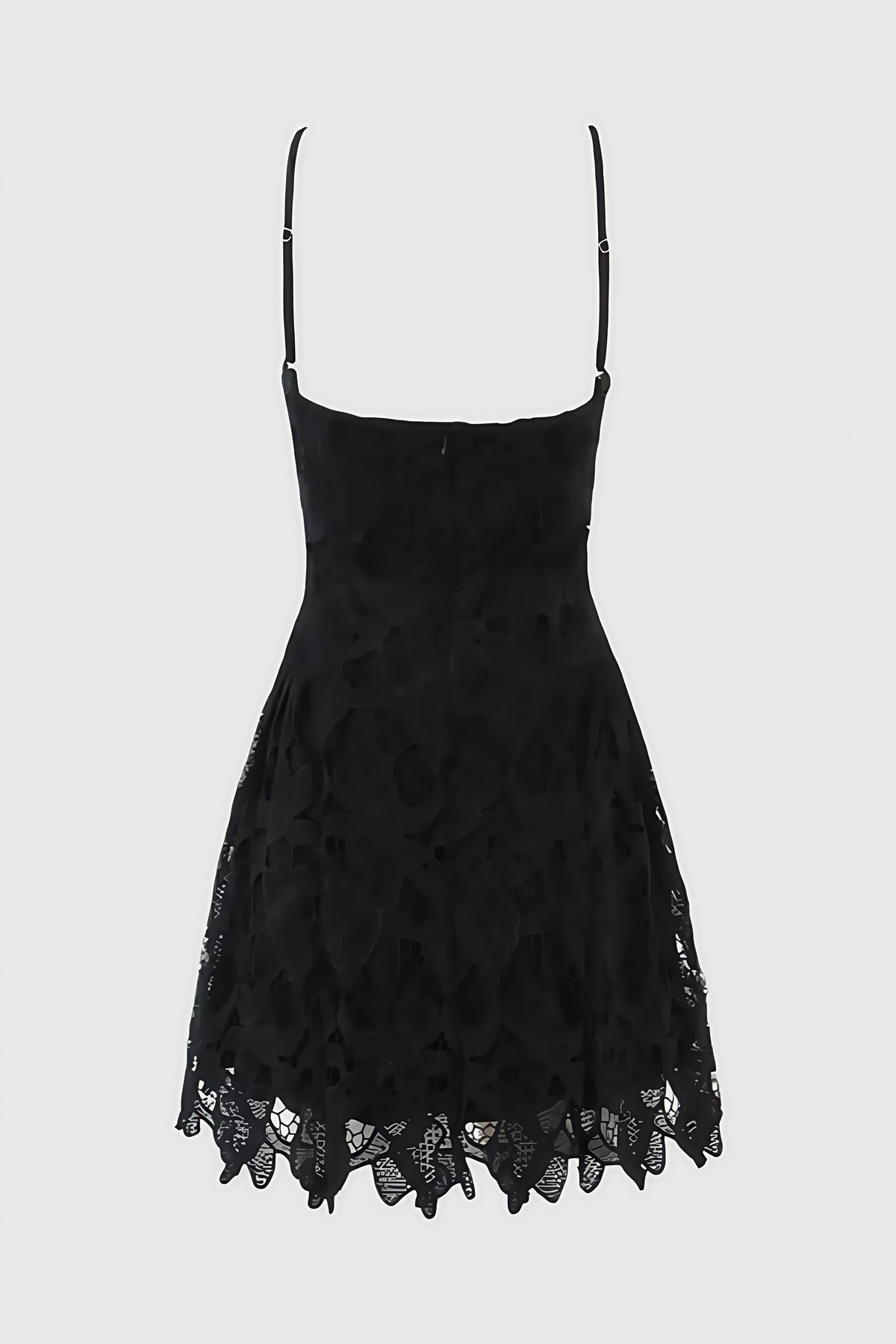 Lurext Black Lace Sleeveless Mini Dress - View 6