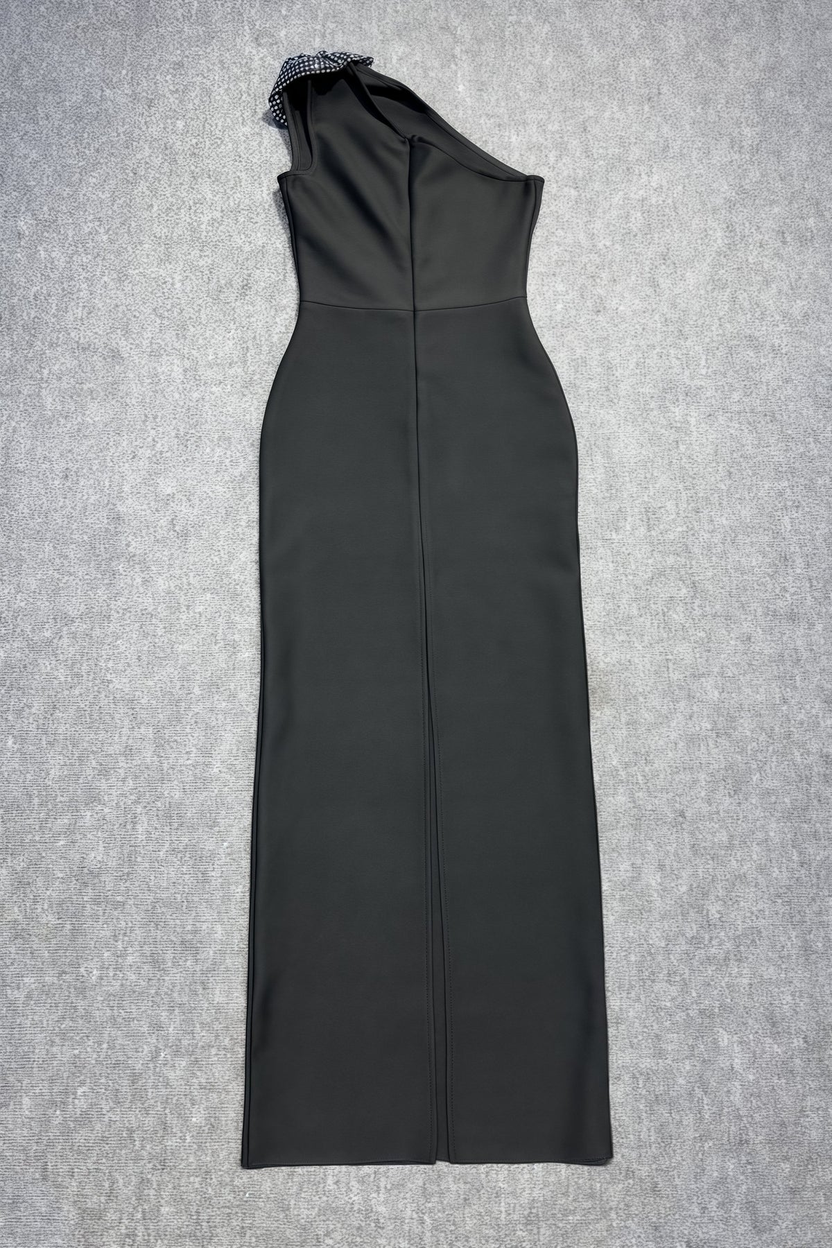 Xoelk Backless Rhinestone 3D Flower Maxi Dress - View 5