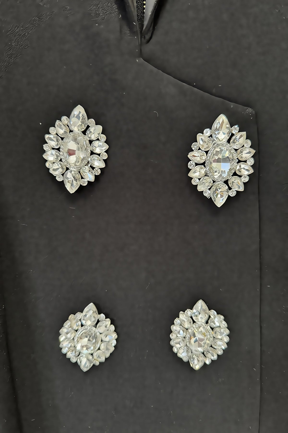Vennan Crystal Embellished V-Neck Maxi Dress - View 5
