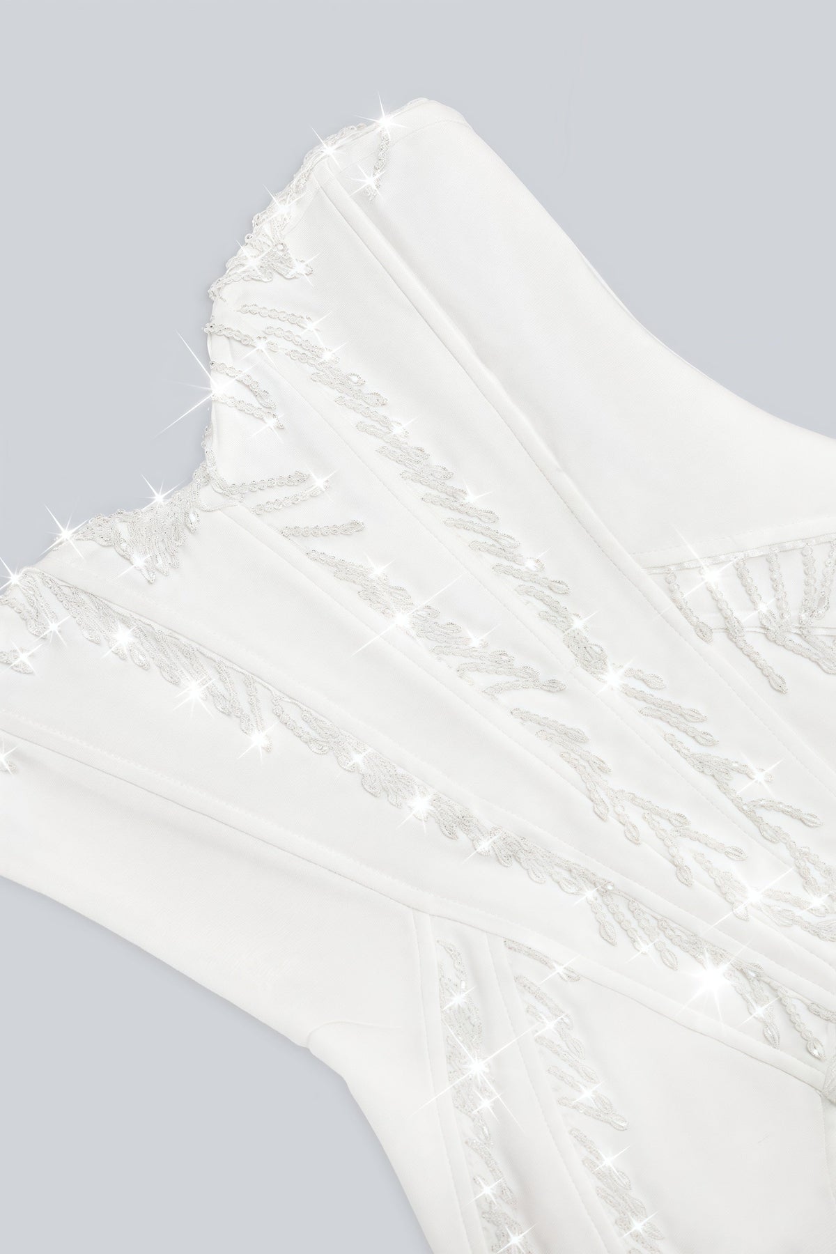 Kendall Crystal Lace Maxi Dress - View 6