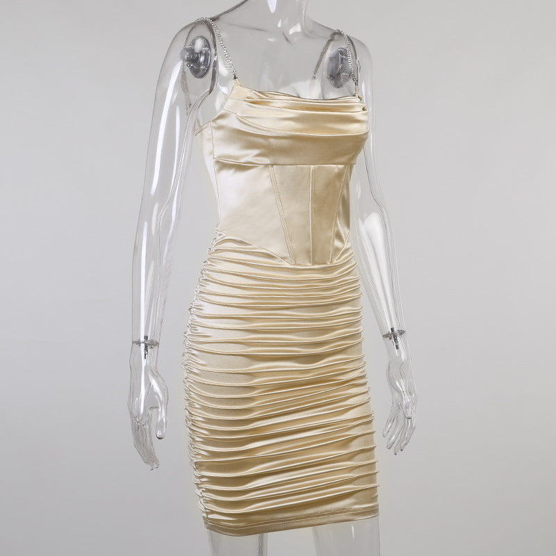 Sequin Strapless Tiered Bodycon Mini Dress - View 6