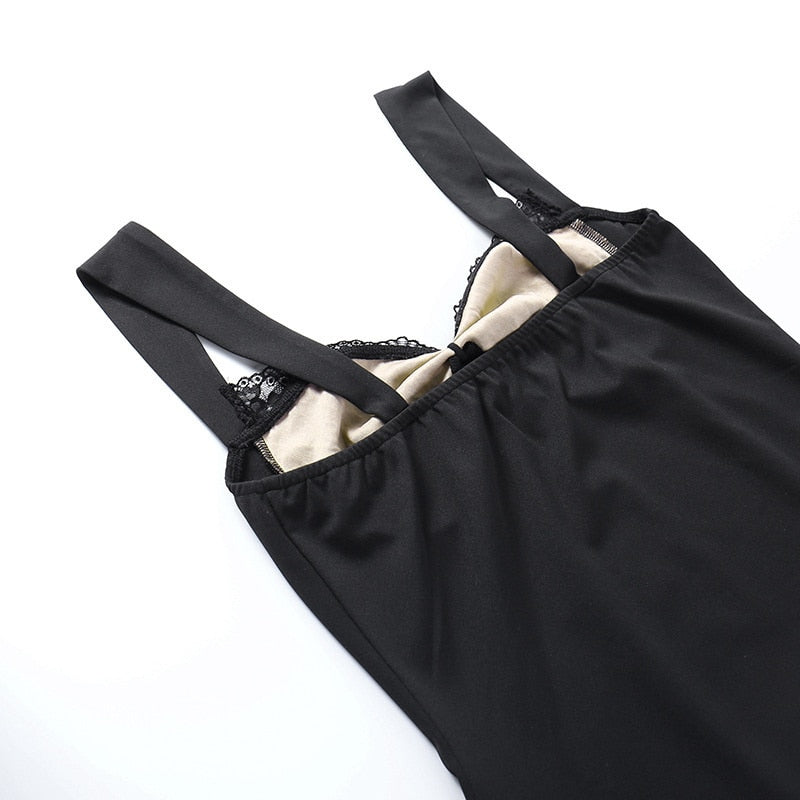 Love At First Sight Lace Satin Mini Dress - View 15