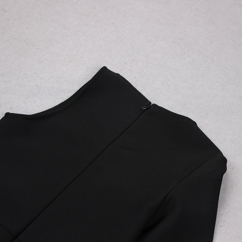 Fifth Avenue One Shoulder Diamond Mini Dress - View 8
