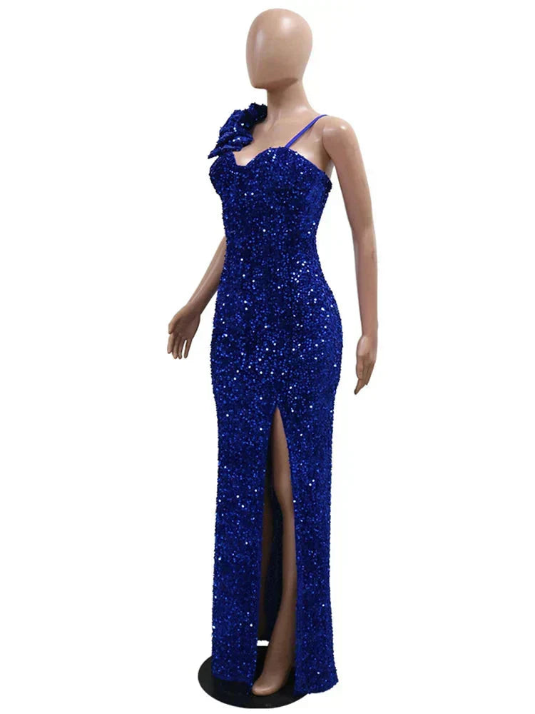 Velvet Backless Deep V-Neck Long Sleeve Maxi Dress - View 13