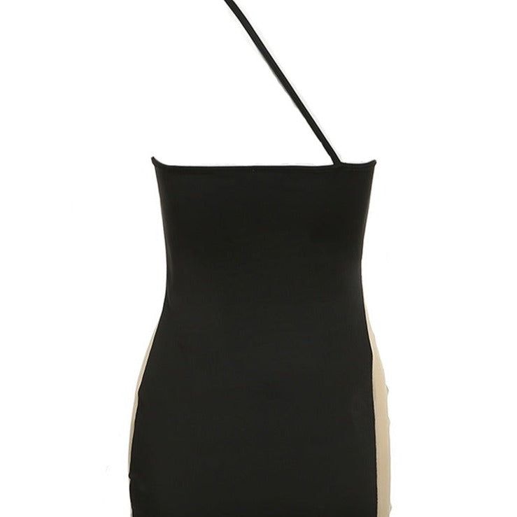 Mermaid Asymmetric Cut Out Mesh Mini Dress - View 14