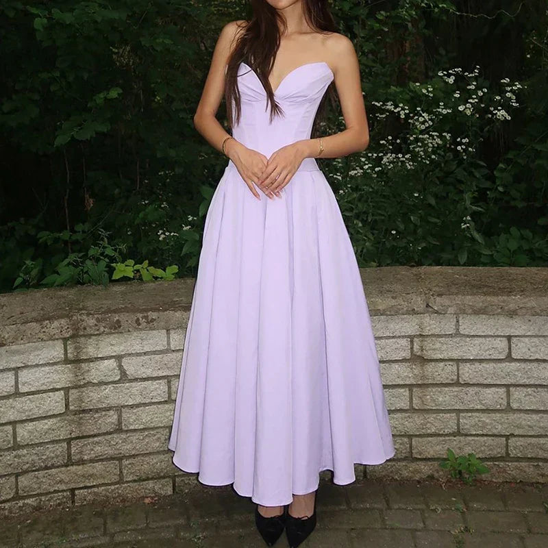 Multicolor V-Neck Wrap Off Shoulder Pleated Maxi Dress - View 6