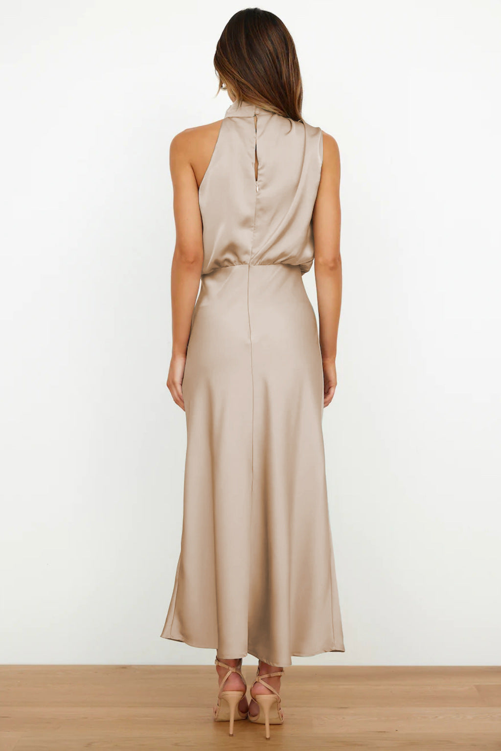 Sleeveless Off Shoulder Bodycon Elegant Maxi Dresses Wedding - View 22