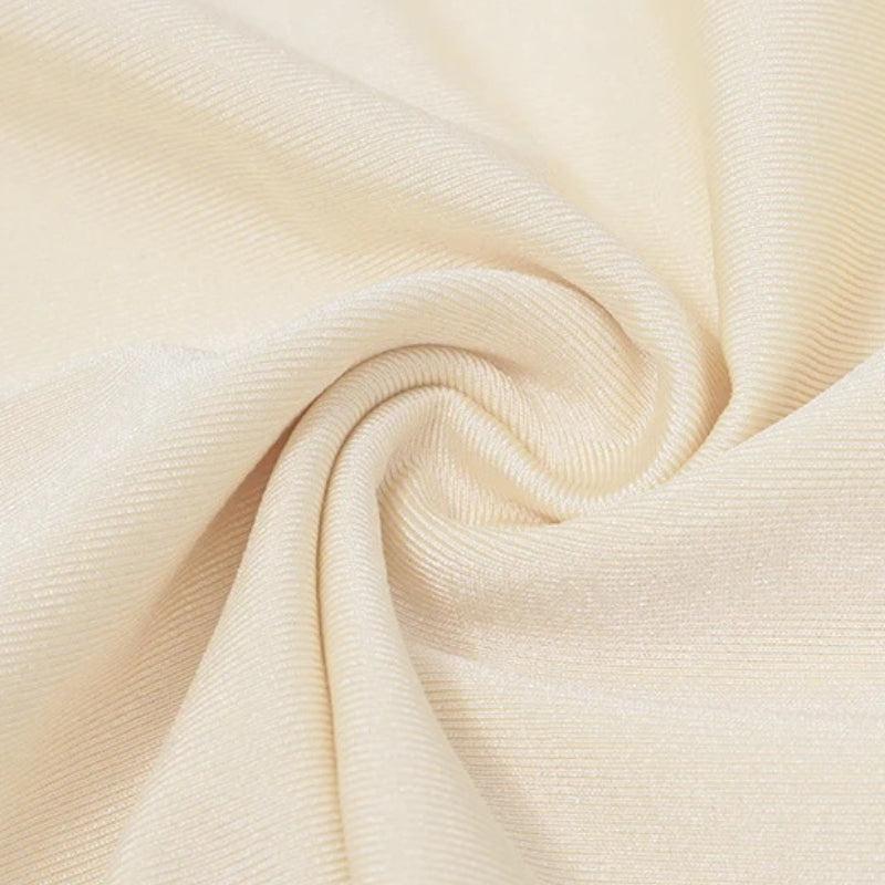 Satin Cowl Neck Cap Sleeve Ruched Bodycon Mini Dress - View 6