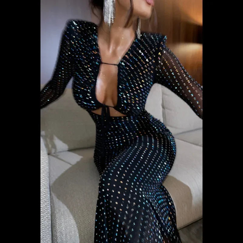 Sequin Midi Dress