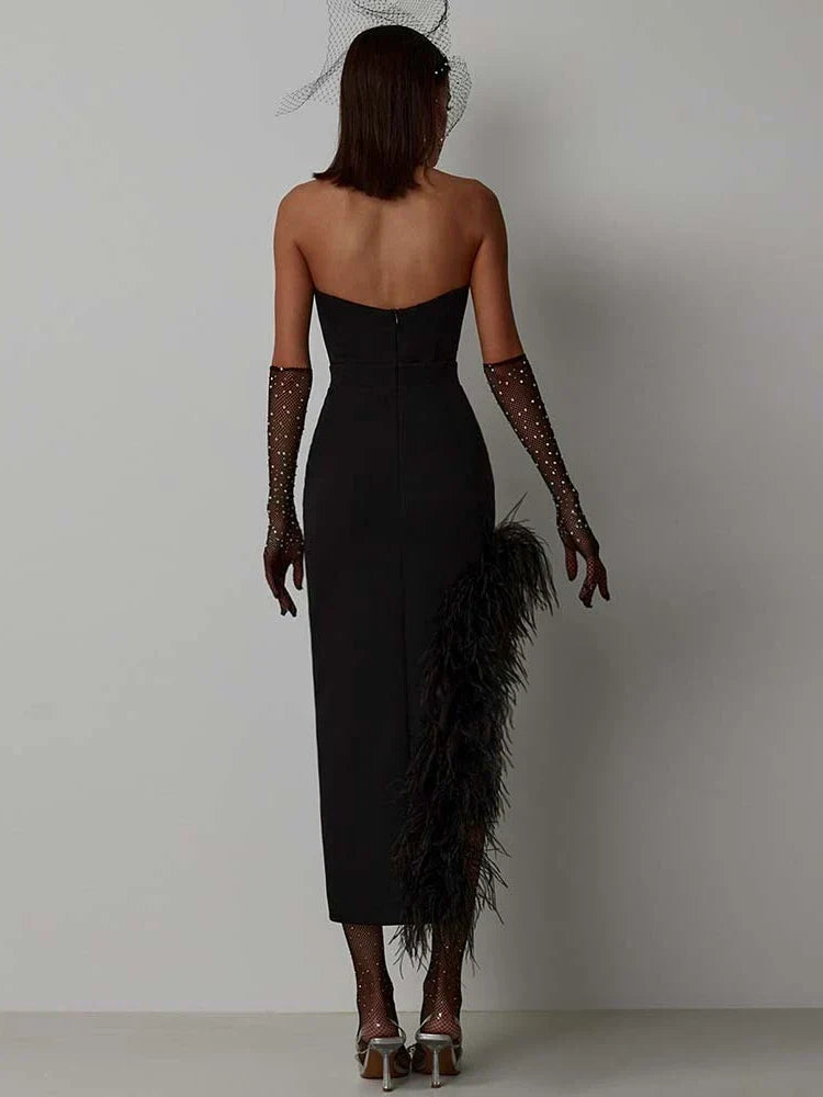 Backless Midi Dress