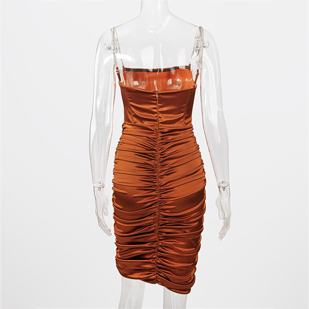 Sequin Strapless Tiered Bodycon Mini Dress - View 5
