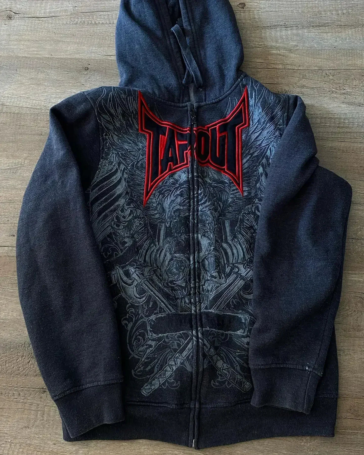 Camouflage Zipper Hoodie black 1 / S