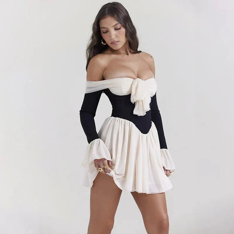 Off Shoulder Mini Dress - View 3