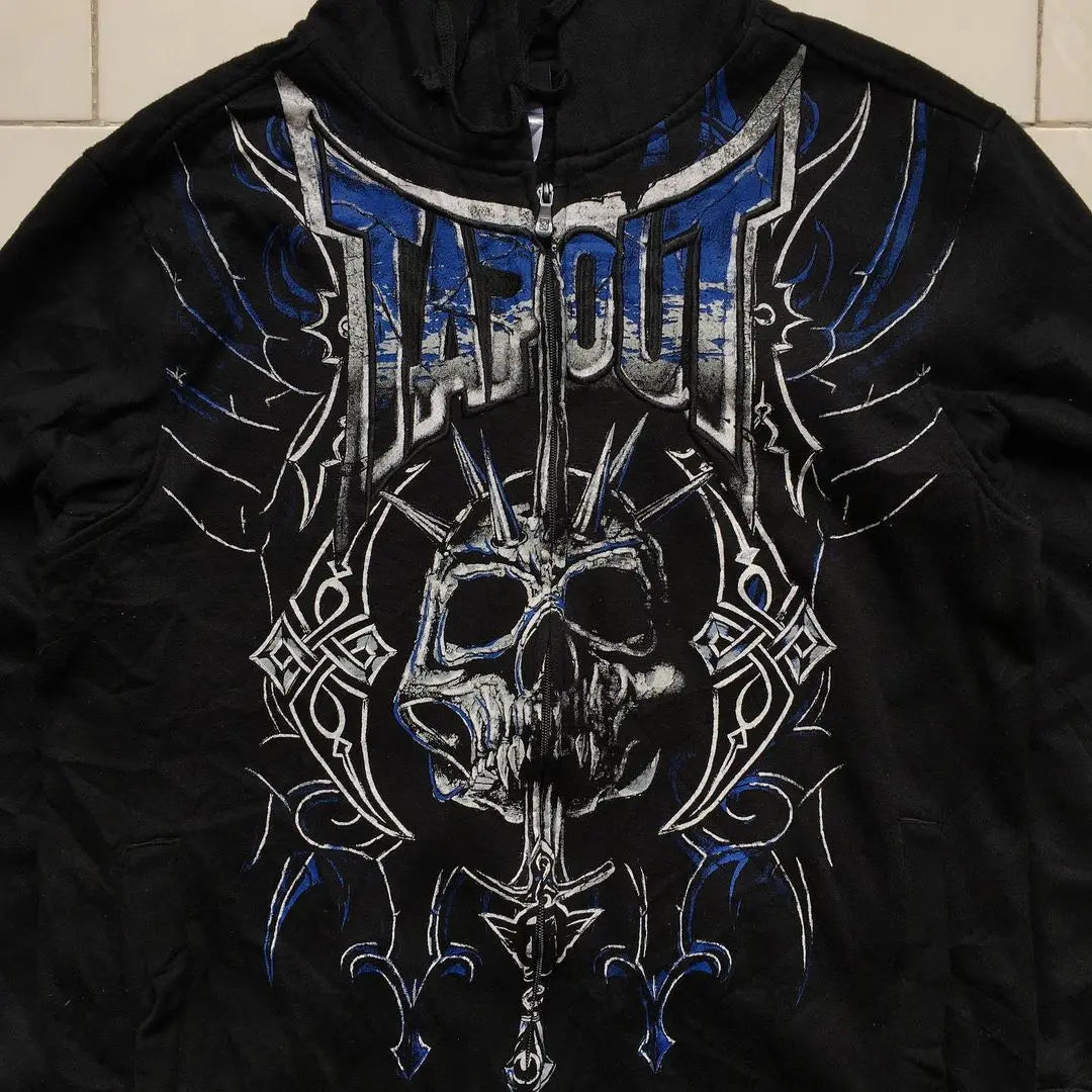 Grunge Zip Up Sweatshirt