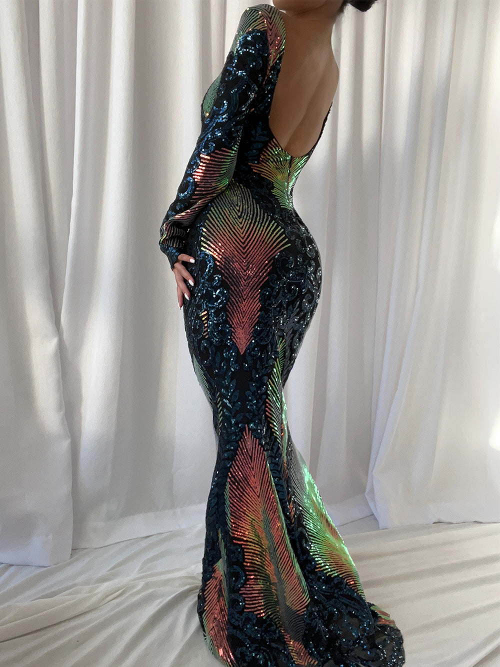 Sequin Off Shoulder Sweetheart Neckline Mini Dress - View 2