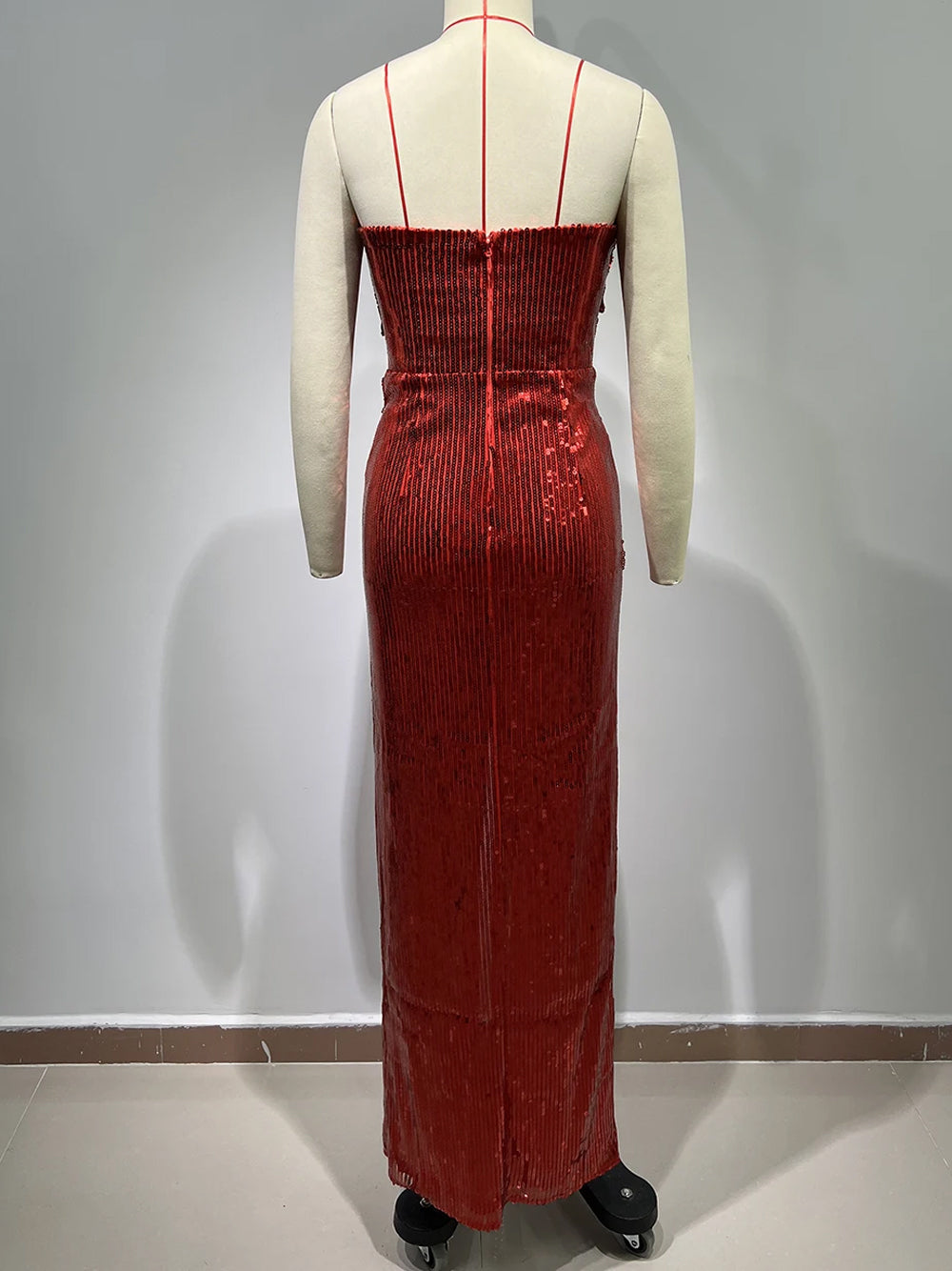 Velvet One Shoulder Wrap Bodycon Mini Dress - View 12