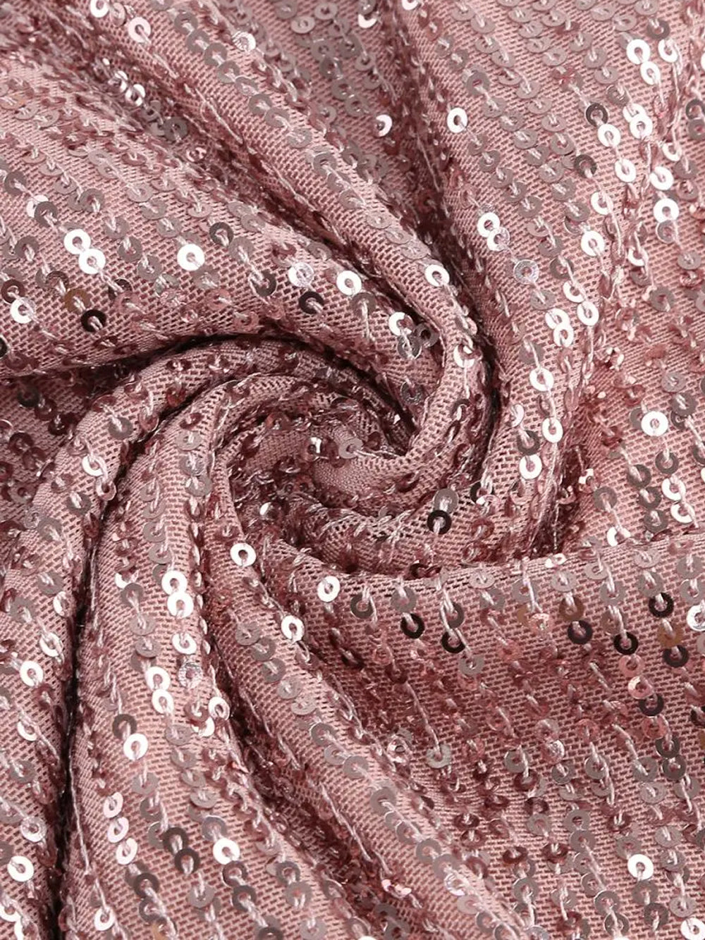 Sequin Strapless Feather Trim Bodycon Mini Dress in Pink - View 13