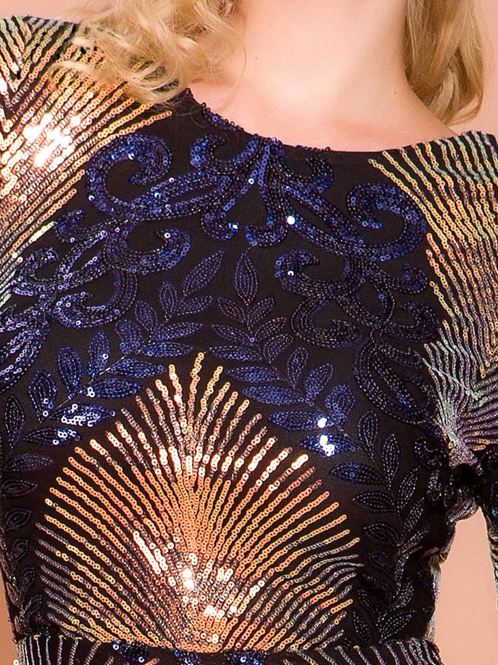 Sequin Off Shoulder Sweetheart Neckline Mini Dress - View 8