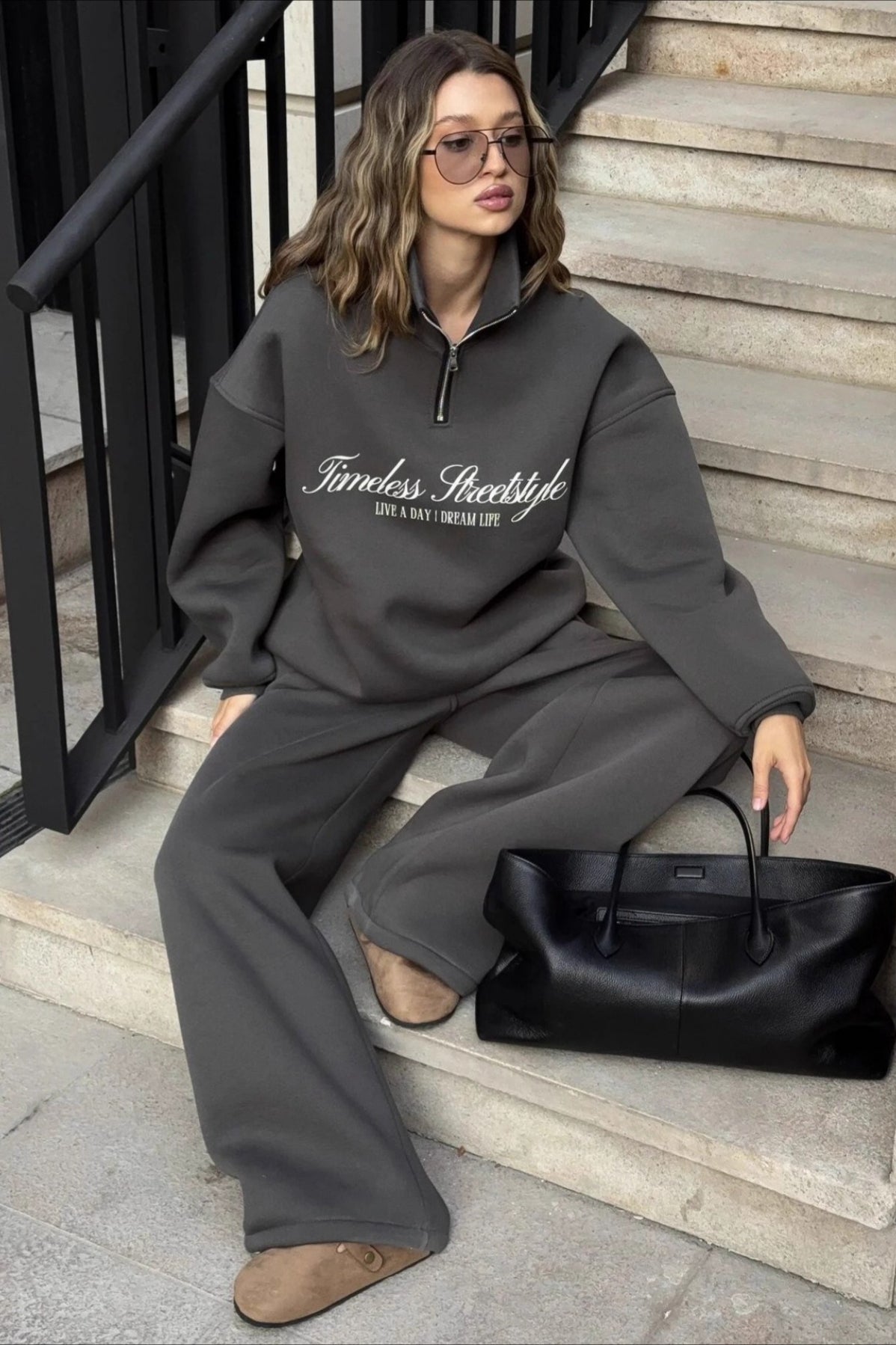 Graphic Pullover Hoodie Pants Activewear Set