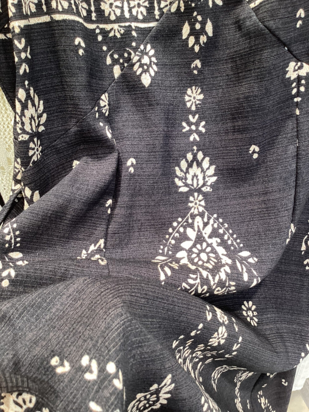 Floral Print Spaghetti Strap Smocked Maxi Dress 12