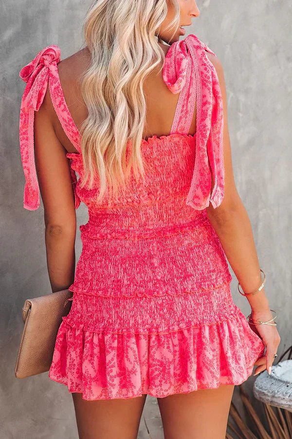 Chiffon Halter Neck Ruched Waist Maxi Dress - View 4