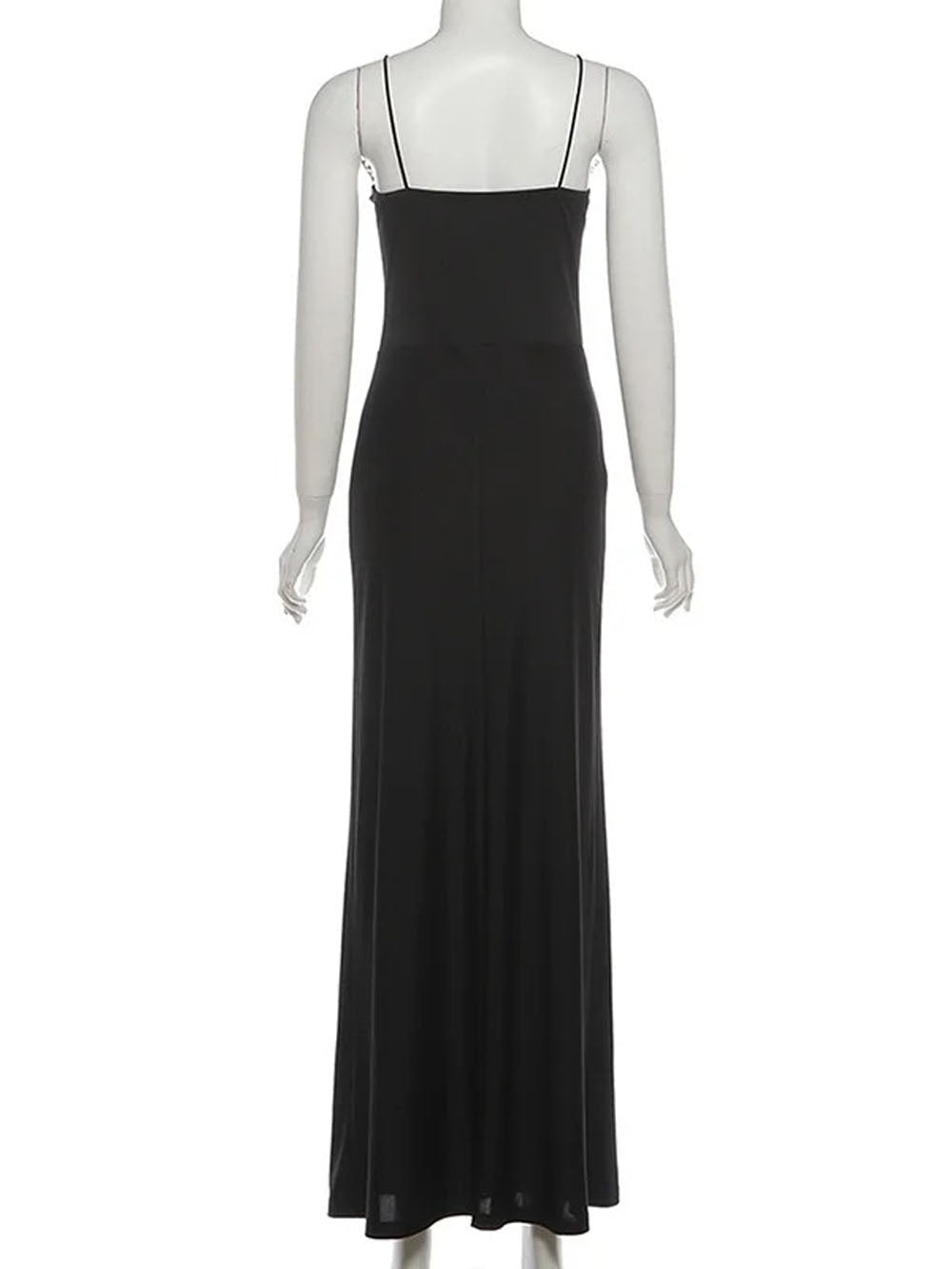 Alessia Lace Spaghetti Maxi Dress - View 2