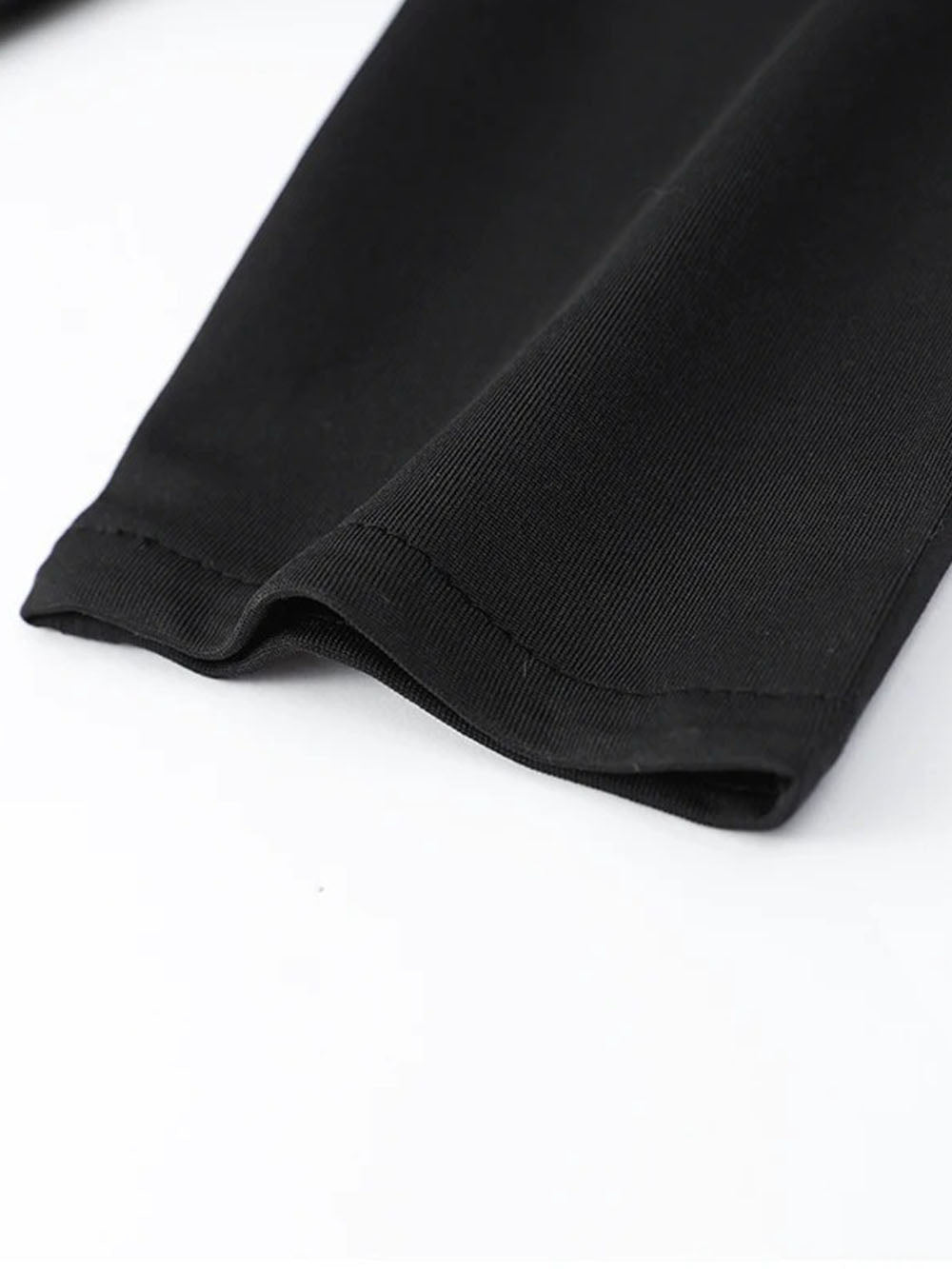 Sequin Shoulder Off Shoulder Bodycon Maxi Dress in Black - View 7