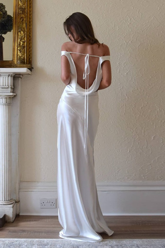 Satin Cowl Neck Slip Maxi Dress - View 4
