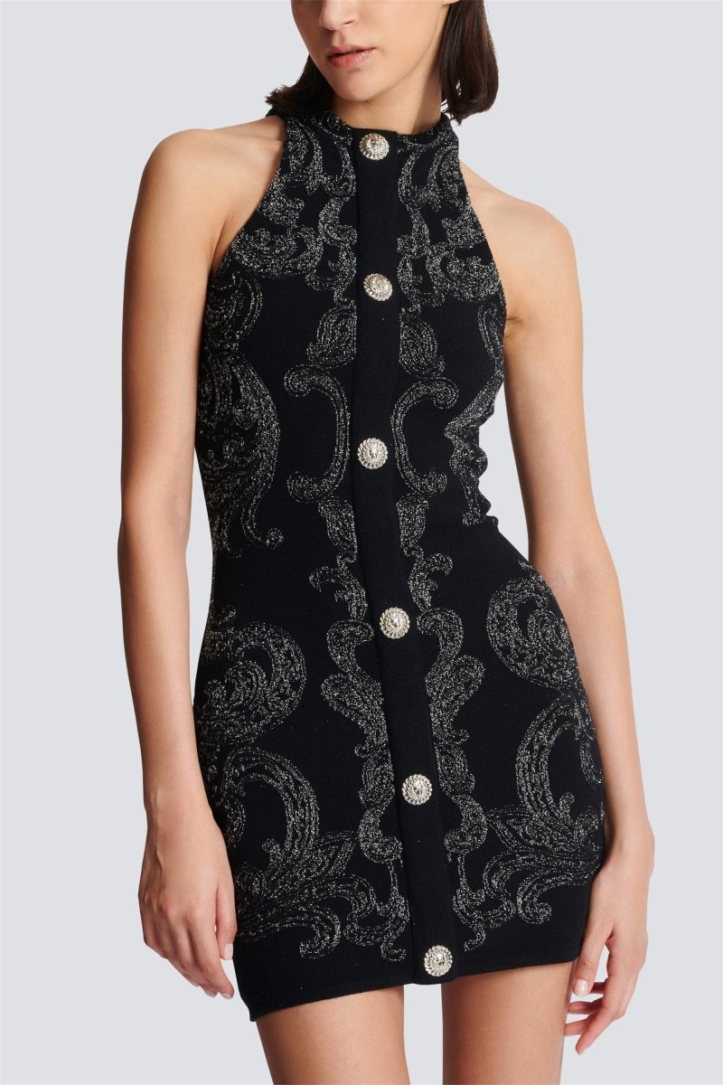 Brigitte Mini Knit Dress - View 6