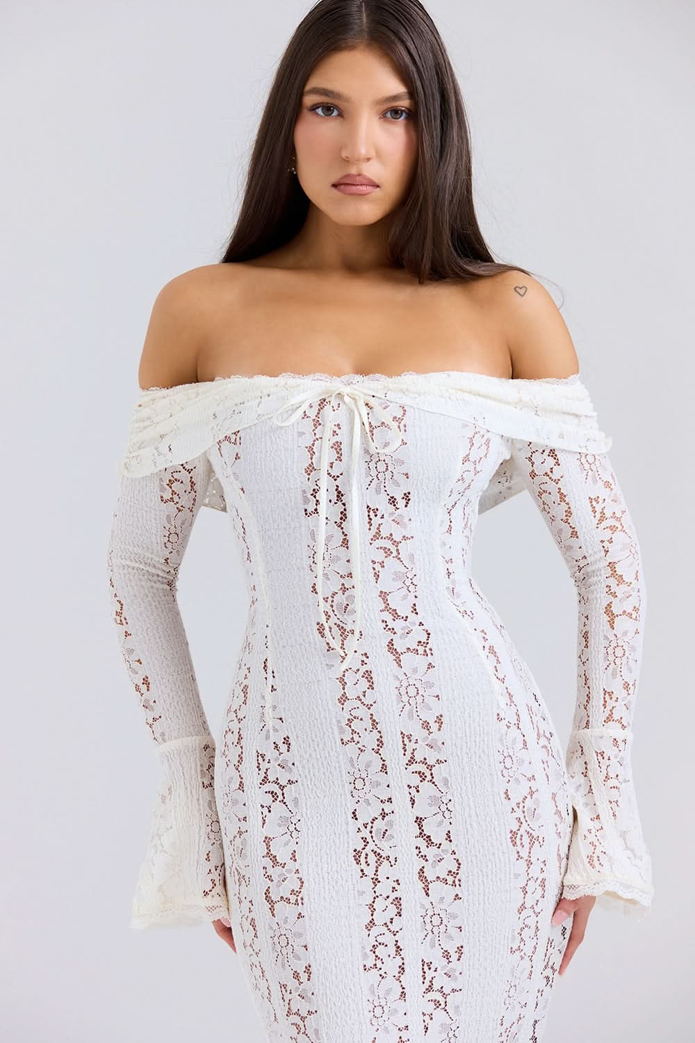 Emily Lace Maxi Dress - View 3
