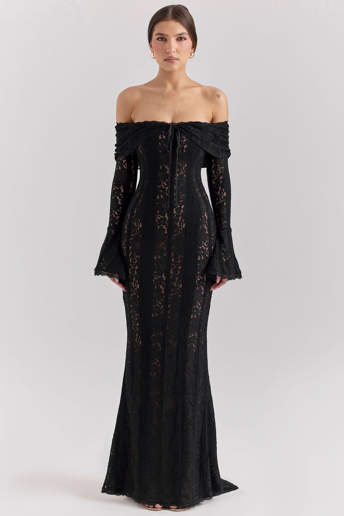 Emily Lace Maxi Dress - View 7
