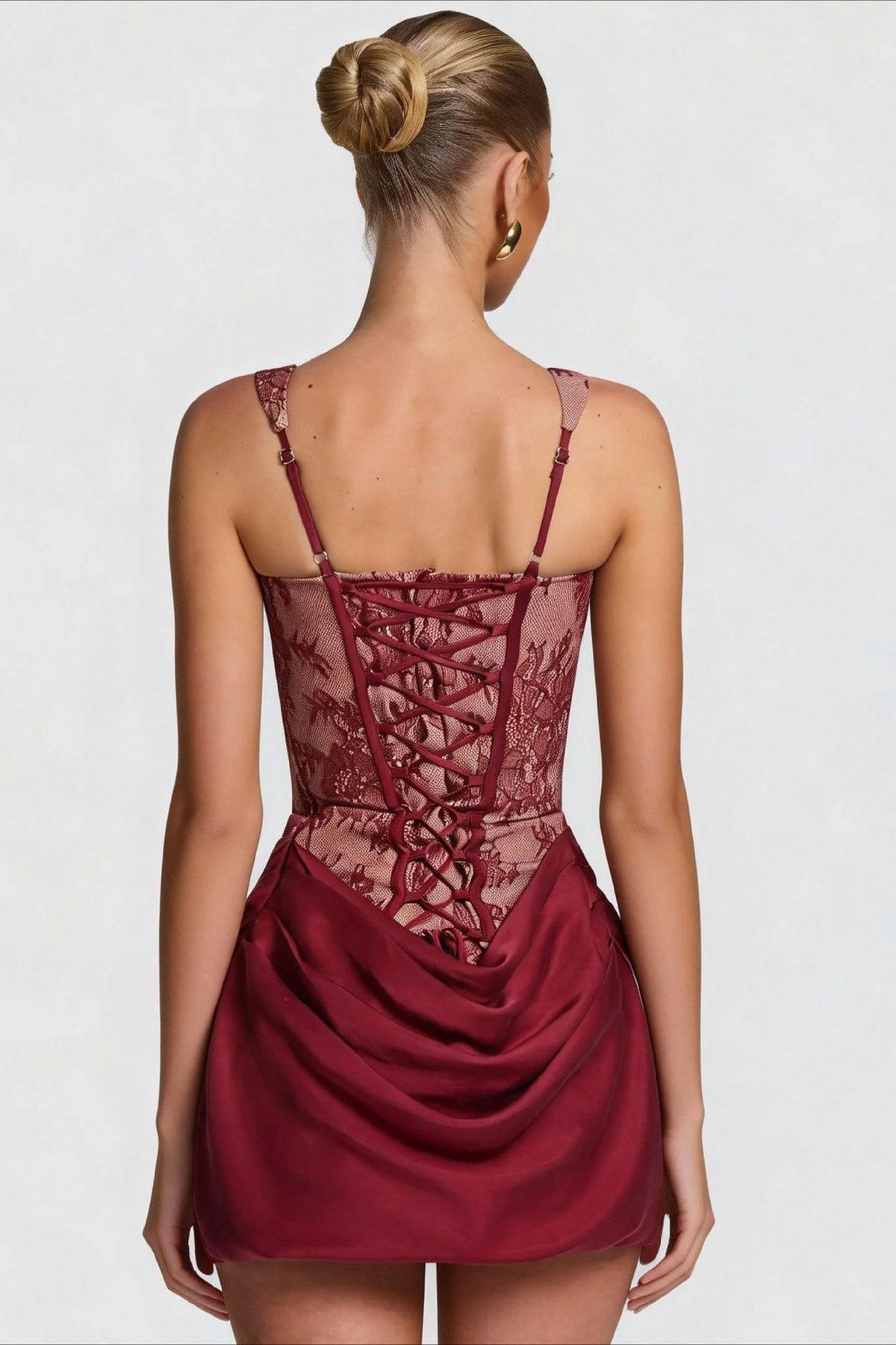 Lace Bodycon Mini Dress