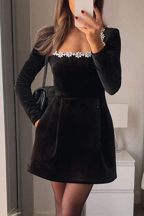 Puff Sleeve Belted Midi Dress - View 3