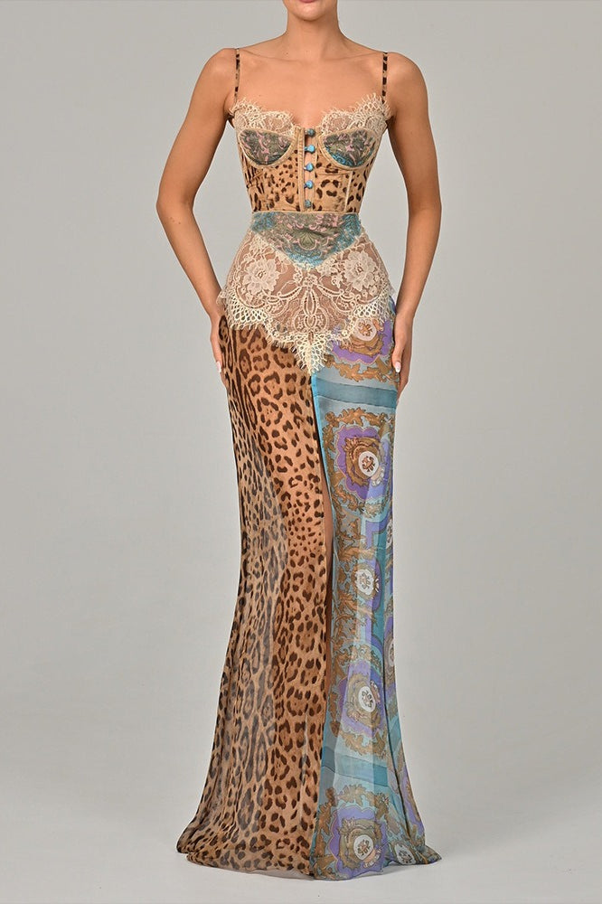 Chiffon Strapless Slip Dress