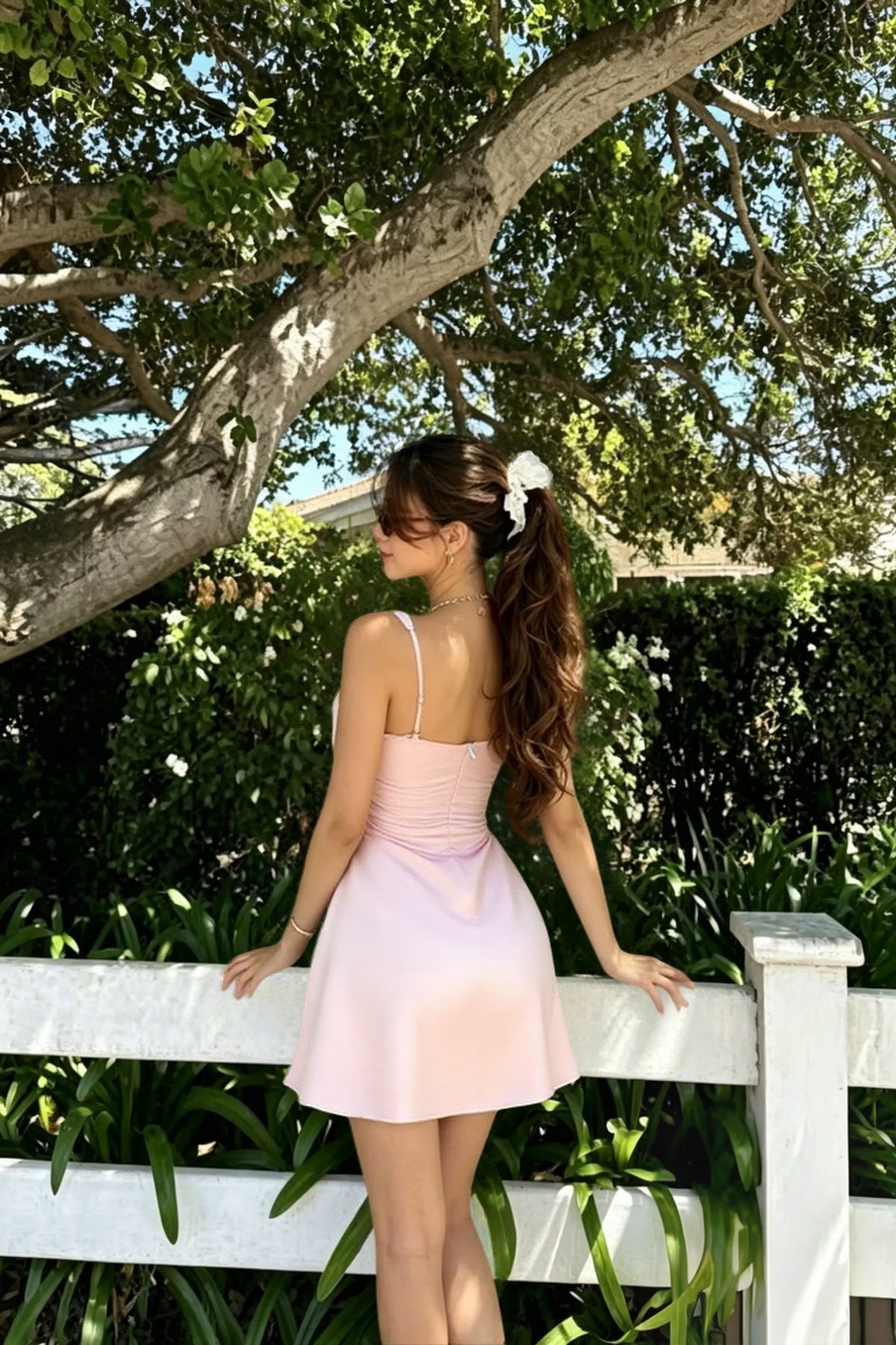 Square Neck Sleeveless Fit and Flare Mini Dress 4