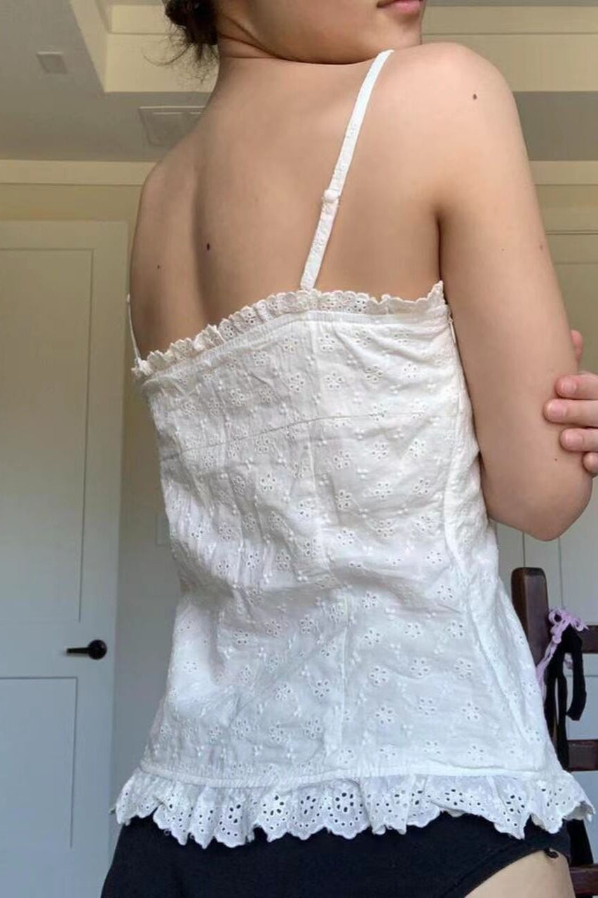 Ruched Waist Cami Top