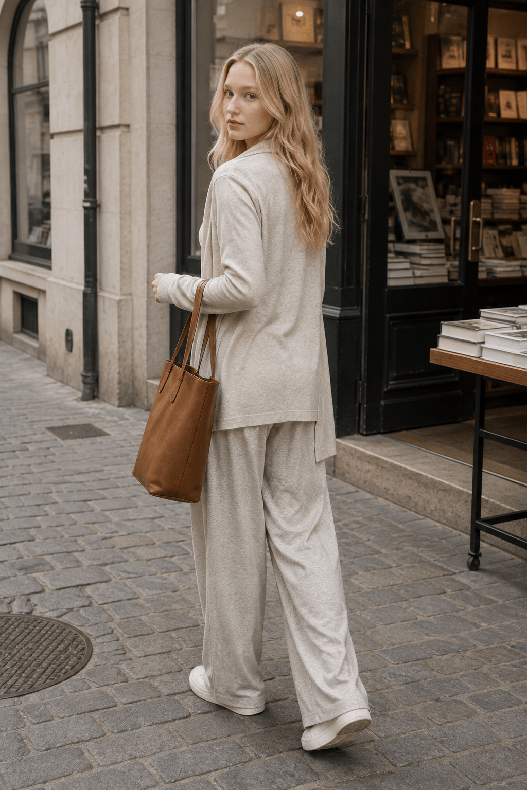 Relaxed Drapey Knit Pants