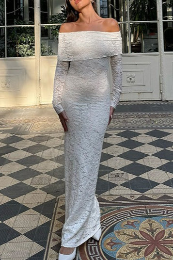 Sexy Off Shoulder Lace Dress