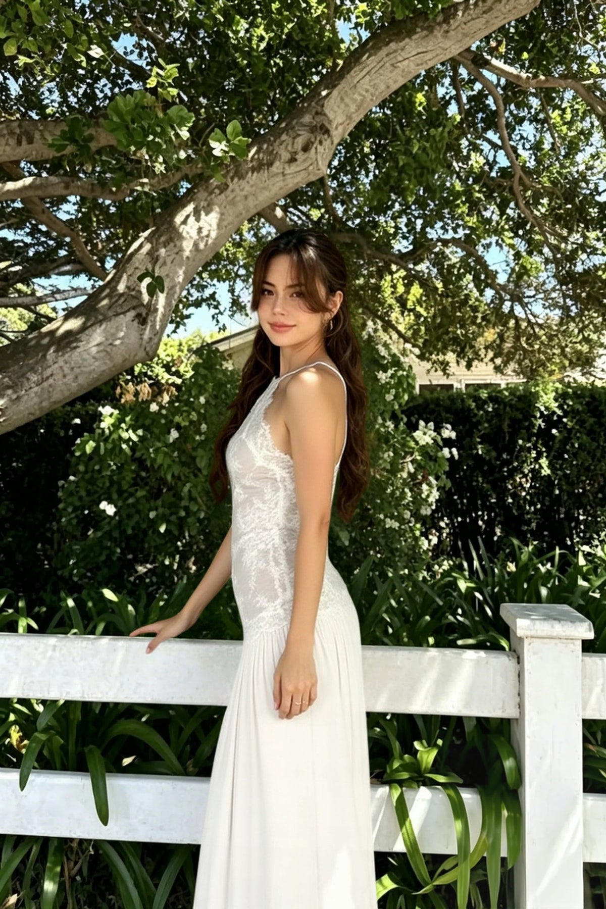 Backless Lace Dress