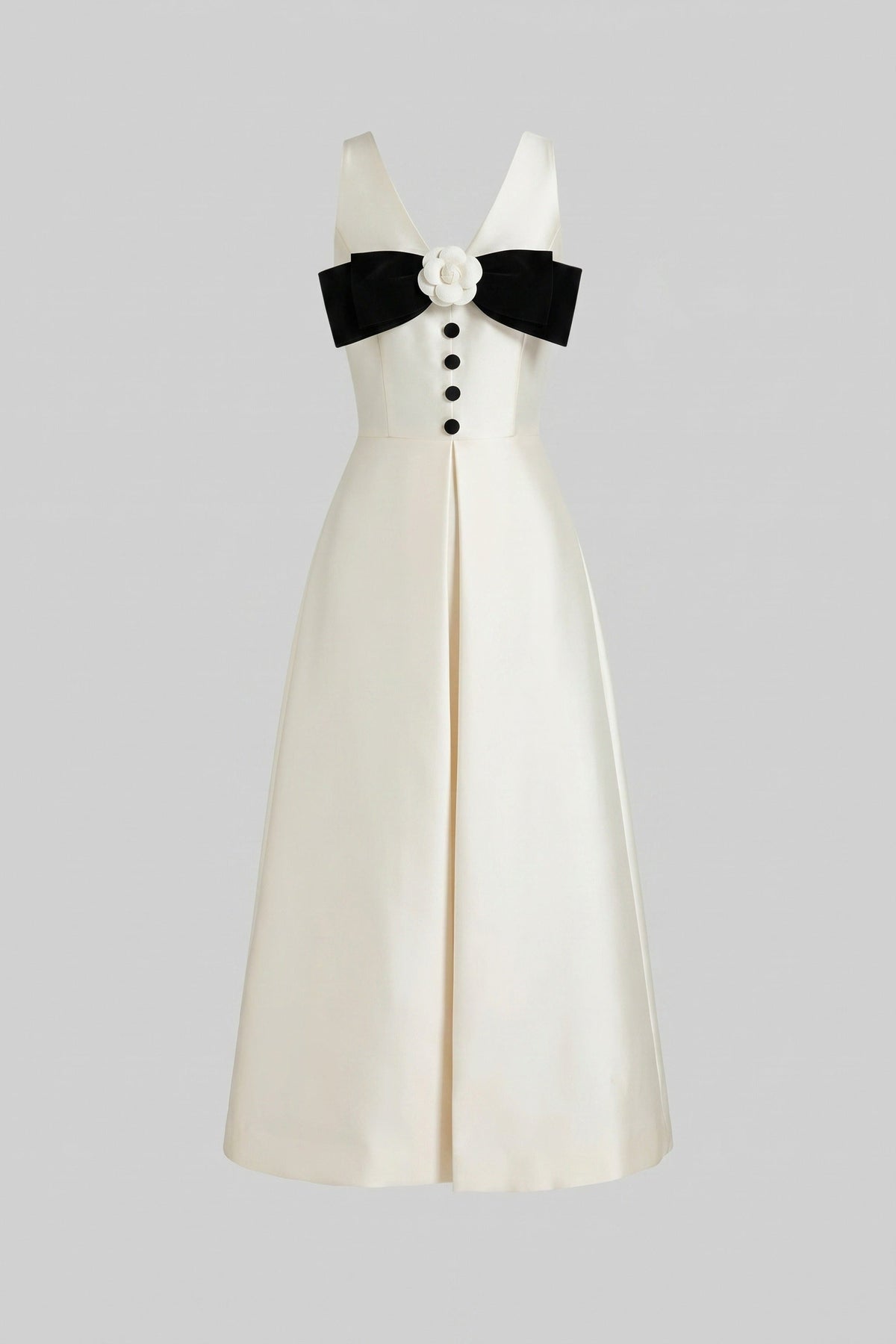 Halter Neck Maxi Dress - White - View 2