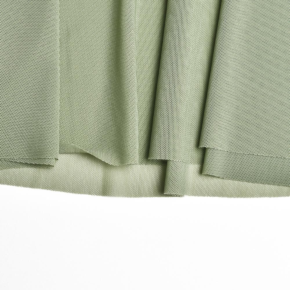 Solid ruched notch neck mesh zip-up ruffle maxi dress - View 10