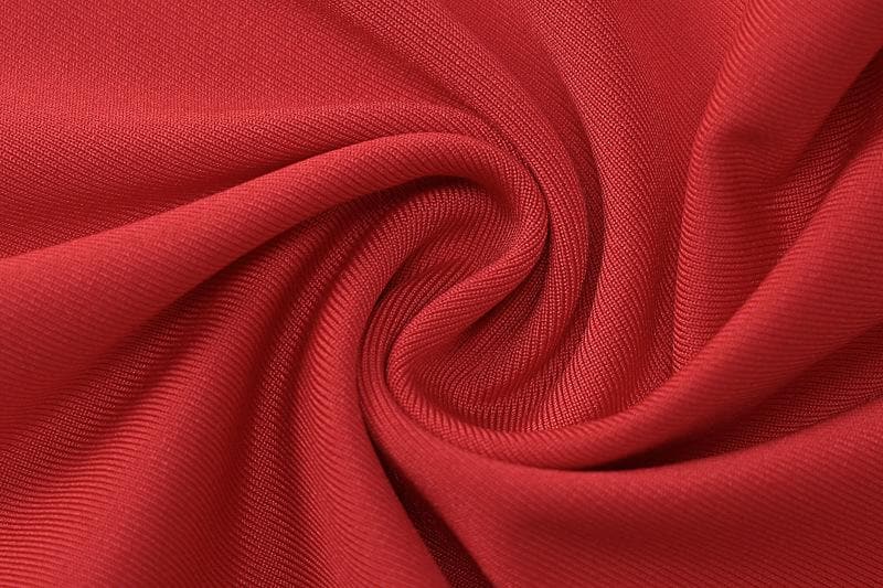 Long sleeve solid feather ruffle high neck backless midi dress - View 7