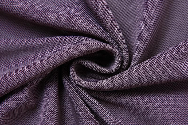 Mesh ruffle solid long sleeve ruched self tie slit maxi dress - View 9