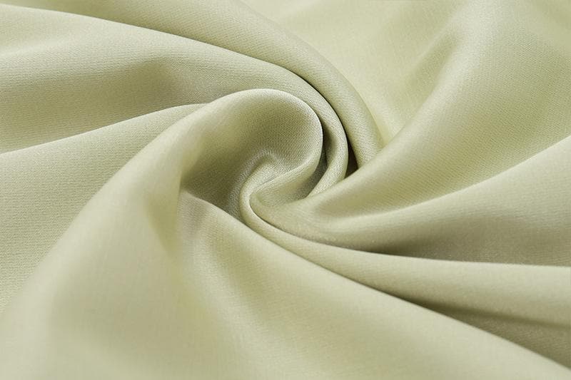 Satin Halter Neck Rosette Ruched Slip Midi Dress - View 6