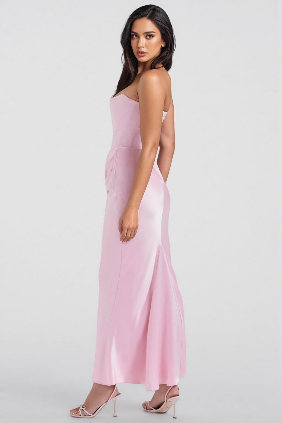 Rosi Strapless Corset Maxi Dress - View 4