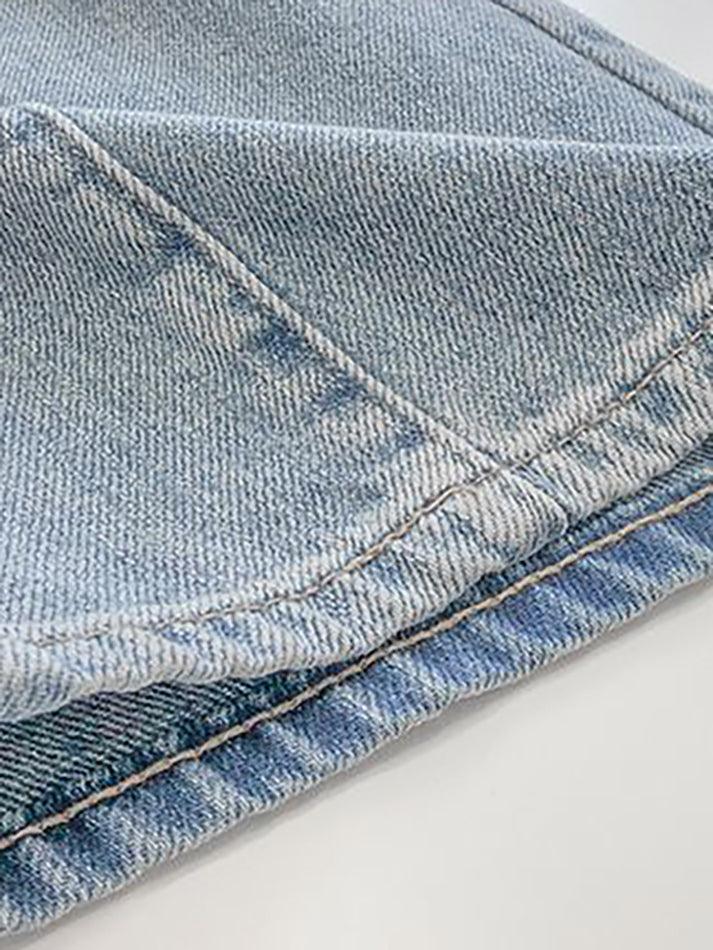 Vintage Washed Denim Jeans