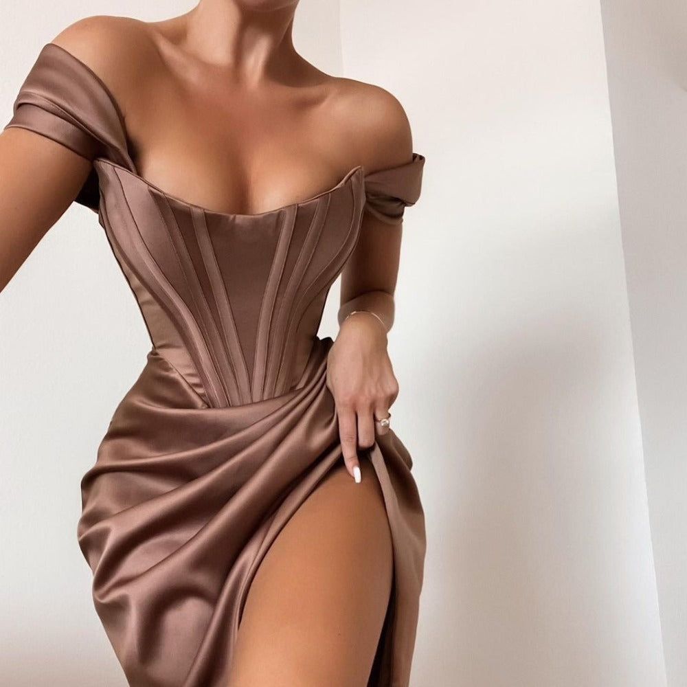 Velvet High Neck Sleeveless Cut Out Bodycon Midi Dress - View 7